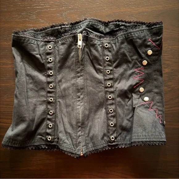 Lip Service rare broken heart under bust corset - Picture 2 of 3